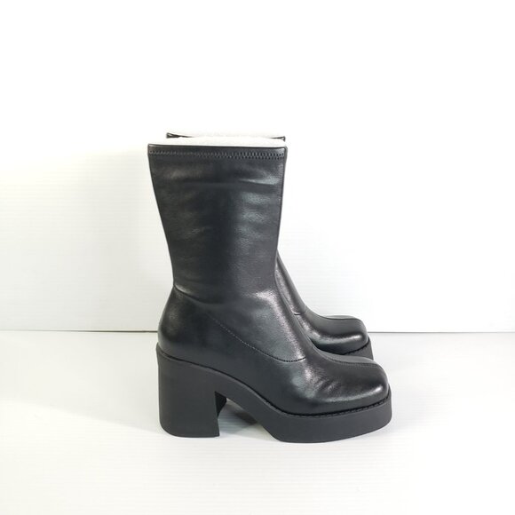 Steve Madden Klayton Ankle Boots Black - FCM12 - Picture 5 of 10